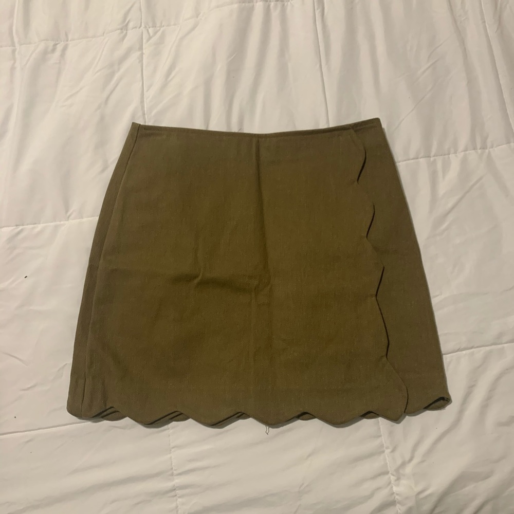 MI AMI Mini Skirt Army Green